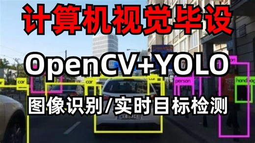 【强推】草履虫都能学会！OpenCV YOLO 实时目标检测，计算机视觉方向从零到实战，带你做毕设！（深度学习丨计算机视觉丨YOLO丨OpenCV）