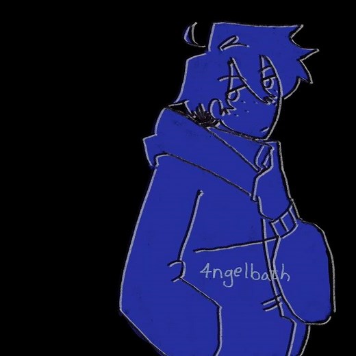 purple all over animation meme | oc