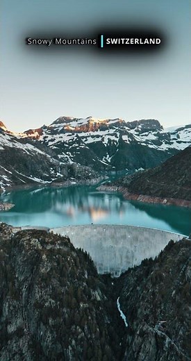 Switzerland in 4K: Breathtaking Snowy Mountains from Above
