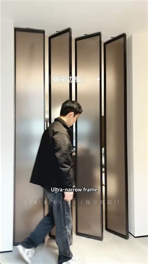 ntroducing the Wired Glass Pivot Door: The Ultimate Spatial Statement.