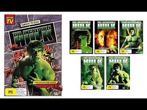 Incredible Hulk (1977-1982) Complete Series 2018 Australian DVD Box Set Closer look.