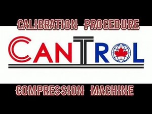 Calibration of compression machine using load cell