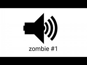 zombie sound effect (royalty free) #1
