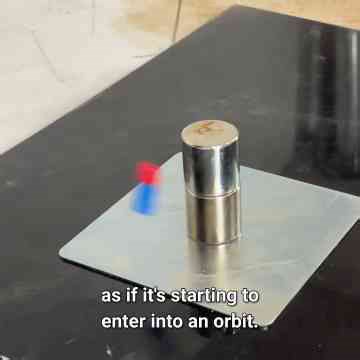 Can magnets truly spin around each other?