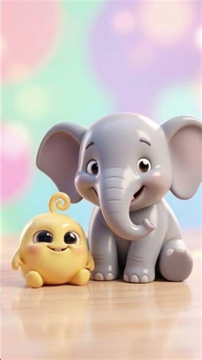 This is an ELEPHANT! 🐘 | Mochi Learns Animals