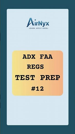 ADX REGS Test Prep # 12 | Dispatcher & Pilot Exam Practice. #shorts #aviationtraining #pilotlife