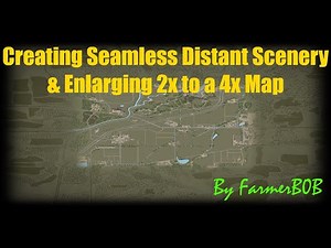 How to make Seamless distant Scenery and also expand a 2x map to 4x!!!
