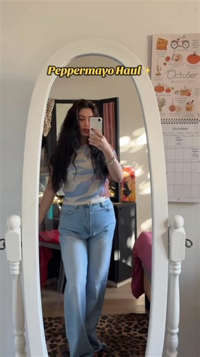 Rosy Melina Villarreal🤍 on Instagram: "A new @peppermayo haul - honestly my favorite time of month lol 😩💕 #peppermayo #fallfashion #fallootd #fashionhaul"
