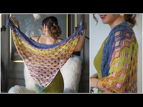 The Lovely Misty Morning Crochet Shawl Is Easier Than It Looks! Learn How to Make It