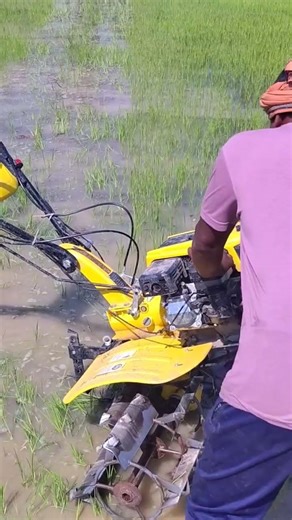 This power weeder does not start if the front stand is off