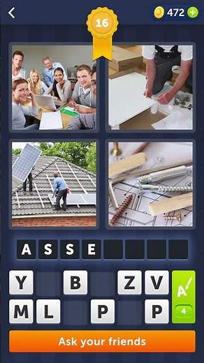 4 Pics 1 Word - Level 16 Answer