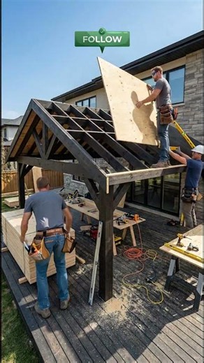 We Built This Dream Backyard Pergola From Scratch! 🔨🏡