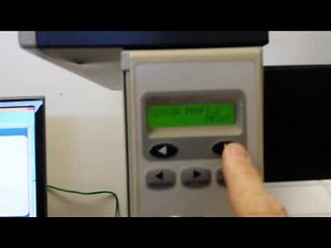 Zebra Maintenance: Zebra sensor profile print.