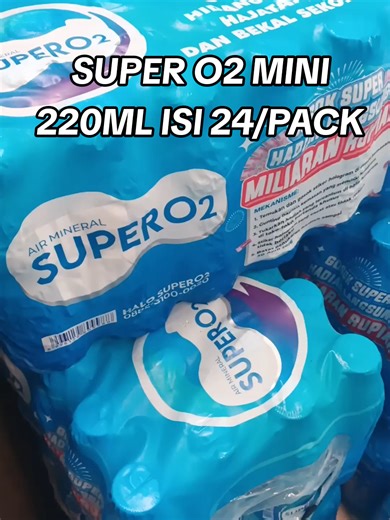 Super O2 mini 220ml, air minum mineral beroksigen tinggi dalam kemasan botol kecil yang praktis, mengandung oksigen hingga 100 ppm (jauh lebih tinggi dari air biasa). #cleo #fypシ #fyp #murnilebihbaik #cleopurewater