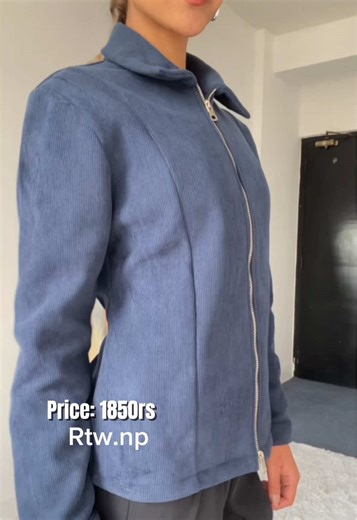 Fitted Double Zip Jacket Now Available for Purchase