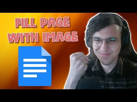 How To Fill A Page With Image In Google Docs