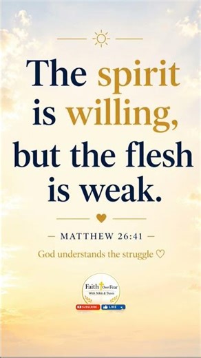 The War Between Flesh & Spirit #shorts #bible #jesus
