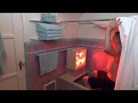 How to set up an infrared sauna in your closet or bathtub