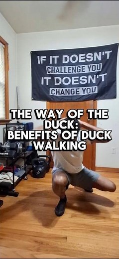 STOP walking Normal and do the DuCK walk, Benefits of Duck Walking #shorts