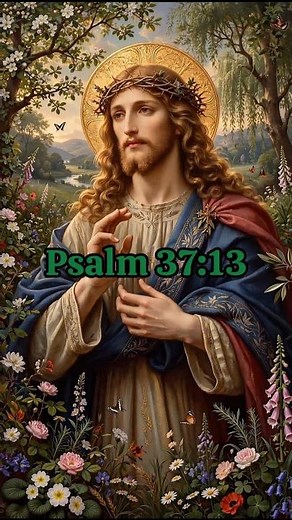 "The Lord laughs at the wicked, for He knows their day is coming. — Psalm 37:13 ✝️"