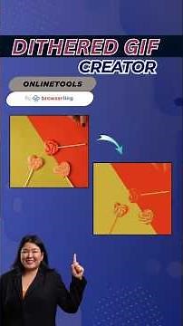 How to Create a Dithered GIF in Just One Click.