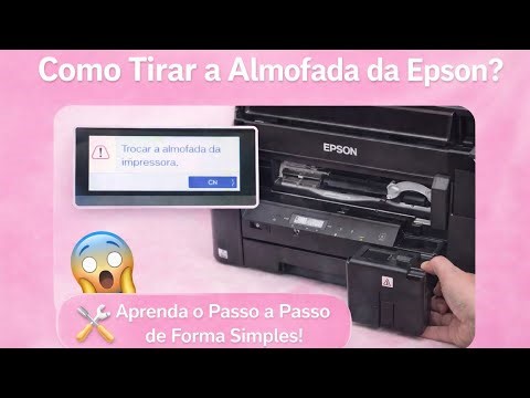 How to remove the ink pad from an EPSON L3250 printer | Step by step