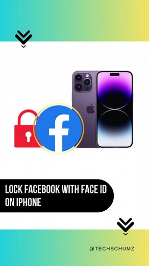 Lock Facebook with Face ID on iPhone Tutorial