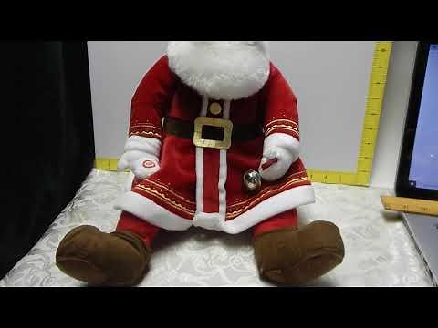 The Polar Express~Hallmark~Talking Santa Claus~Christmas~18" Plush Doll