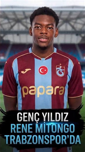 GENÇ FORVET TRABZONSPOR'DA: RENE MİTONGO #shorts #trabzonspor #futbol #süperlig
