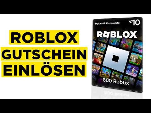 Roblox Gutschein Einlösen Deutsch am PC (2026) - Erfolgreich Roblox Guthaben Aufladen mit Karte