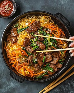 146K views · 569 reactions | 異 Japchae (Korean Glass Noodles...