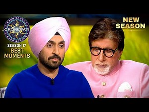 New Season | Kaun Banega Crorepati S17 | Diljit के नेक काम ने Big B को किया खुश! | Best Moments