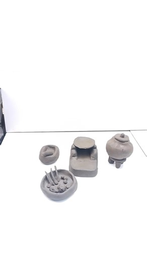 Amezing technique make handmade kitchen set with clay/how to make polymer#vairalvideo