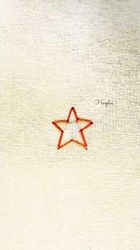 Quick Star ⭐️ Stitch tutorial | Easy hand embroidery