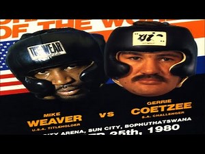 Mike Weaver vs Gerrie Coetzee - Highlights (Heavyweight WAR, KNOCKOUT)