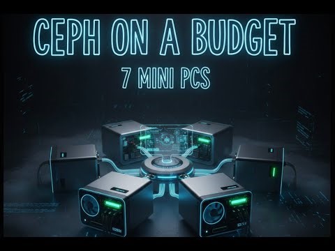 Ceph on a Budget: 7 HP Mini PCs Built into a Custom Enterprise Storage Cluster!