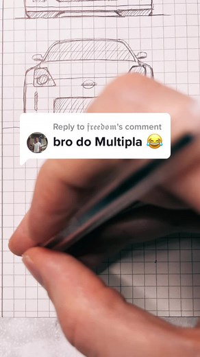 Replying to @𝔣𝔯𝔢𝔢𝔡𝔬𝔪 Wow, that looks so good🔥🔥🥵 next?✍️ #drawing #car #auto #art #cardrawing #tutorial #howtodraw #drawingtutorial #multipla