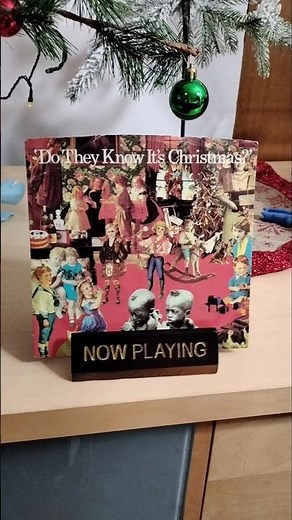Band Aid Do They Know It's Christmas? 45 Rpm Vinyl #vinyl #vinyloftoday #80smusic #christmasmusic