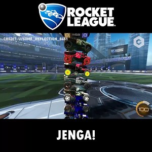 99K views · 1K reactions | Jenga! you're out! | Gfinity Rocket League | Facebook
