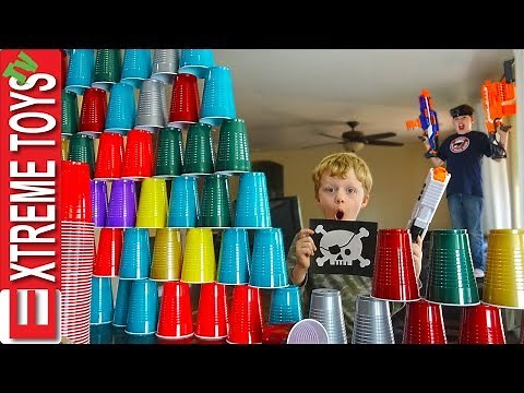 Sneak Attack Squad Special Forces! Nerf Blaster Obstacle Course.
