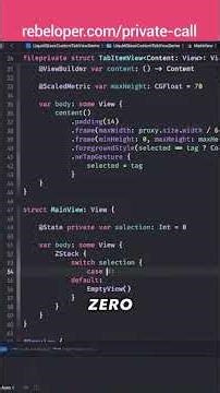 Build a Custom SwiftUI Tab Bar Like Apple Does