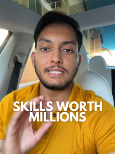 💯 Skills worth millions If you’re looking for skills worth millions of dollars that take zero talent to enhance, here are 10 you should start working on. Develop these skills and watch your success grow. - Milan Follow me @milansinghhh if you want to build your wealth 💸 Which skill are you working on next? Let me know in the comments!👇 #WealthWithMilan #finance #personalfinance #money #fintok #moneytok #learnontiktok #lifehacks #saving #investing Disclaimer: My content is for educational purp