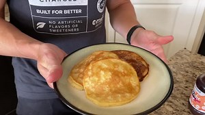 17K views · 393 reactions | This Homemade Keto Pancakes recipe is AMAZING and delicious, Plus it’s super easy to make. You can blend using a Ninja Blender or mix by hand and cook on a square griddle on the stove top. We love topping ours with syrup! Recipe: https://www.simplefunketo.com/blog/ketopancakes?rq=PANCAKE | The Keto Dad | Facebook