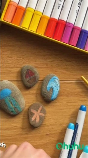 Pebble DIY with Ohuhu Acrylic Paint Pens