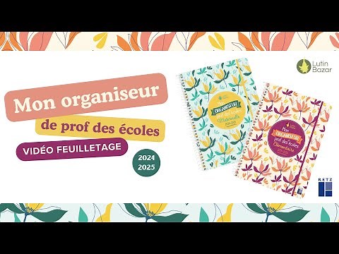 Mon organiseur de prof des écoles 2024-2025