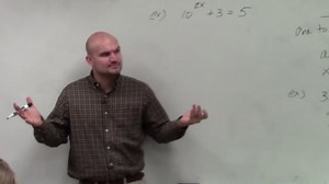 Using inverse operations to help us solve exponential equations