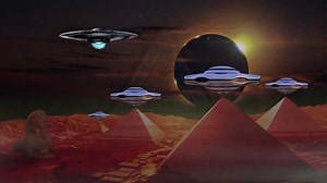 Egypt technology Ufo alien eclipse