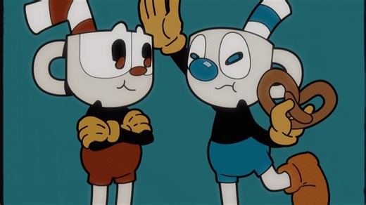 【茶杯头/小动图绘画过程】兄弟拍拍你🙌