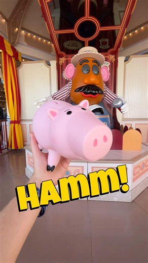 NEW Disney Store Hamm #toystory #disneyland