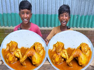 2.2M views · 26K reactions | Whole Chicken Curry with Rice Eating Challenge || Eating Competition | Bangladeshi Food Competition | Facebook